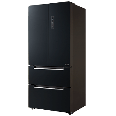 532L, FRENCH DOOR REFRIGERATOR, ALLOY COOLING BACK, DUAL COOLING, 3 CYCLE